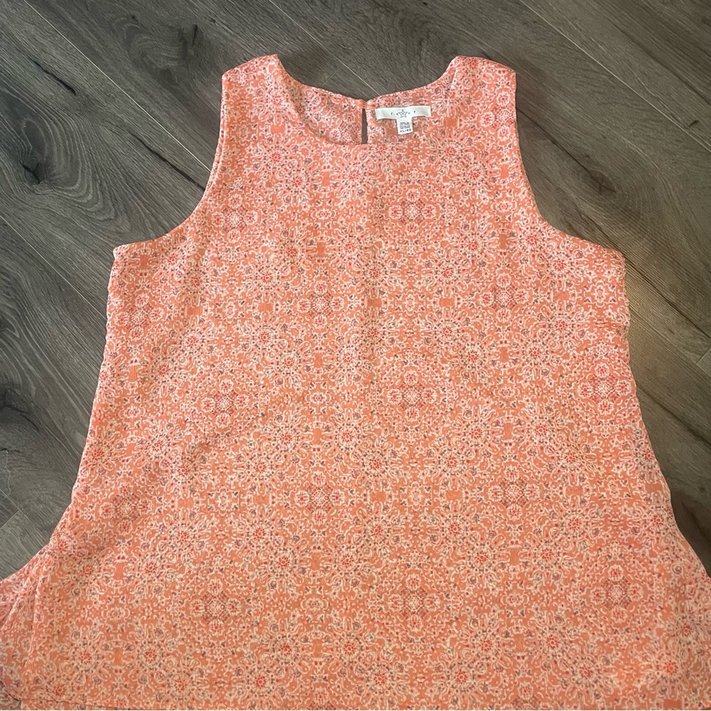 Fever tank pink blouse sleeveless tank Versatile Spring Summer Casual everyday